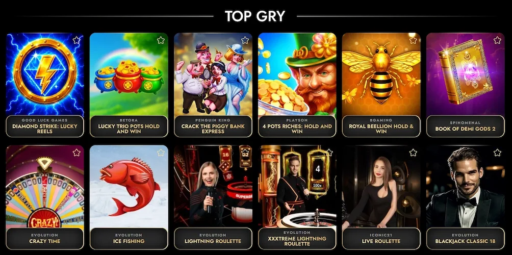 Gry w OscarSpin Casino